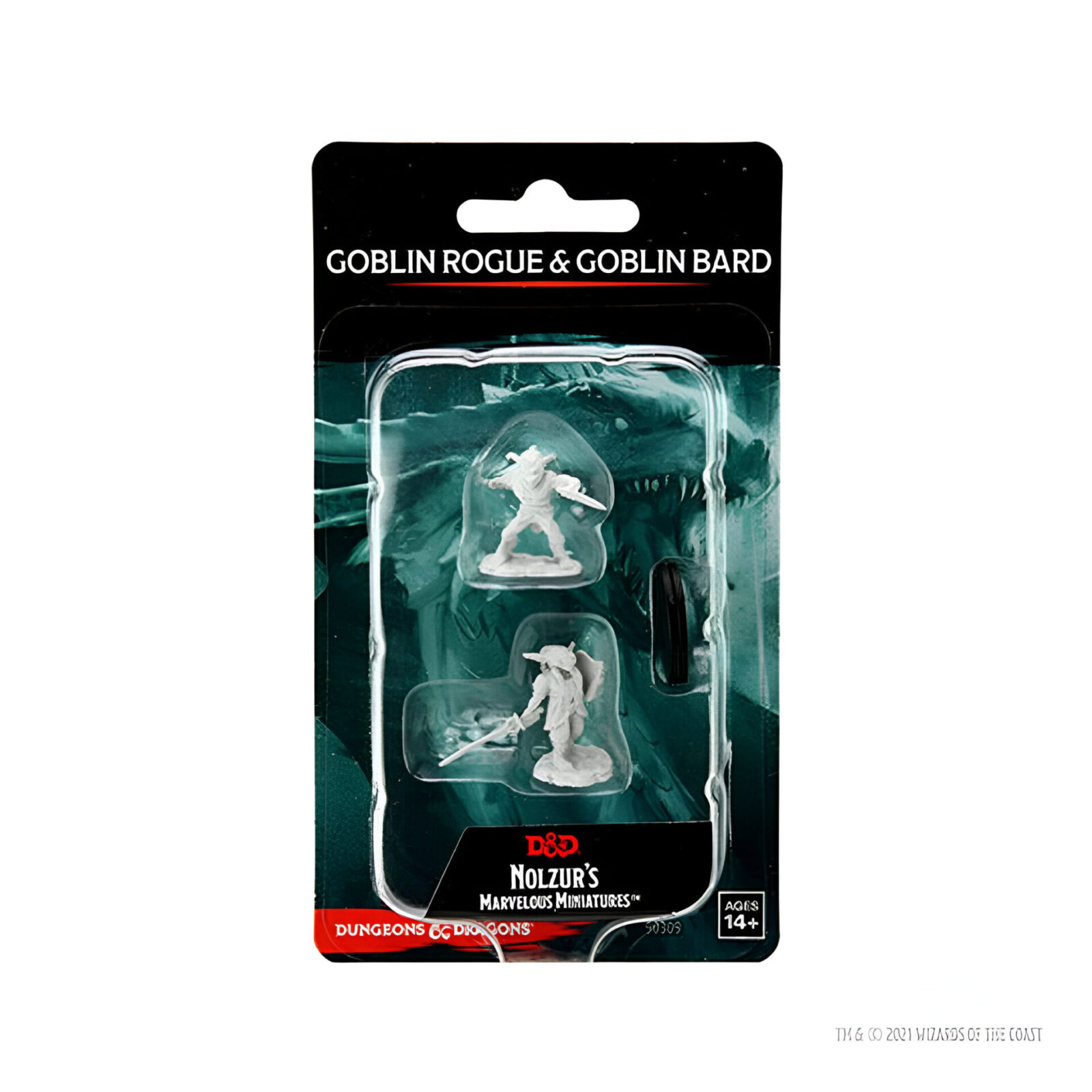 WizKids – D&D Nolzurs Marvelous Miniatures: Male Goblin Rogue & Female Goblin Bard – Wave 15