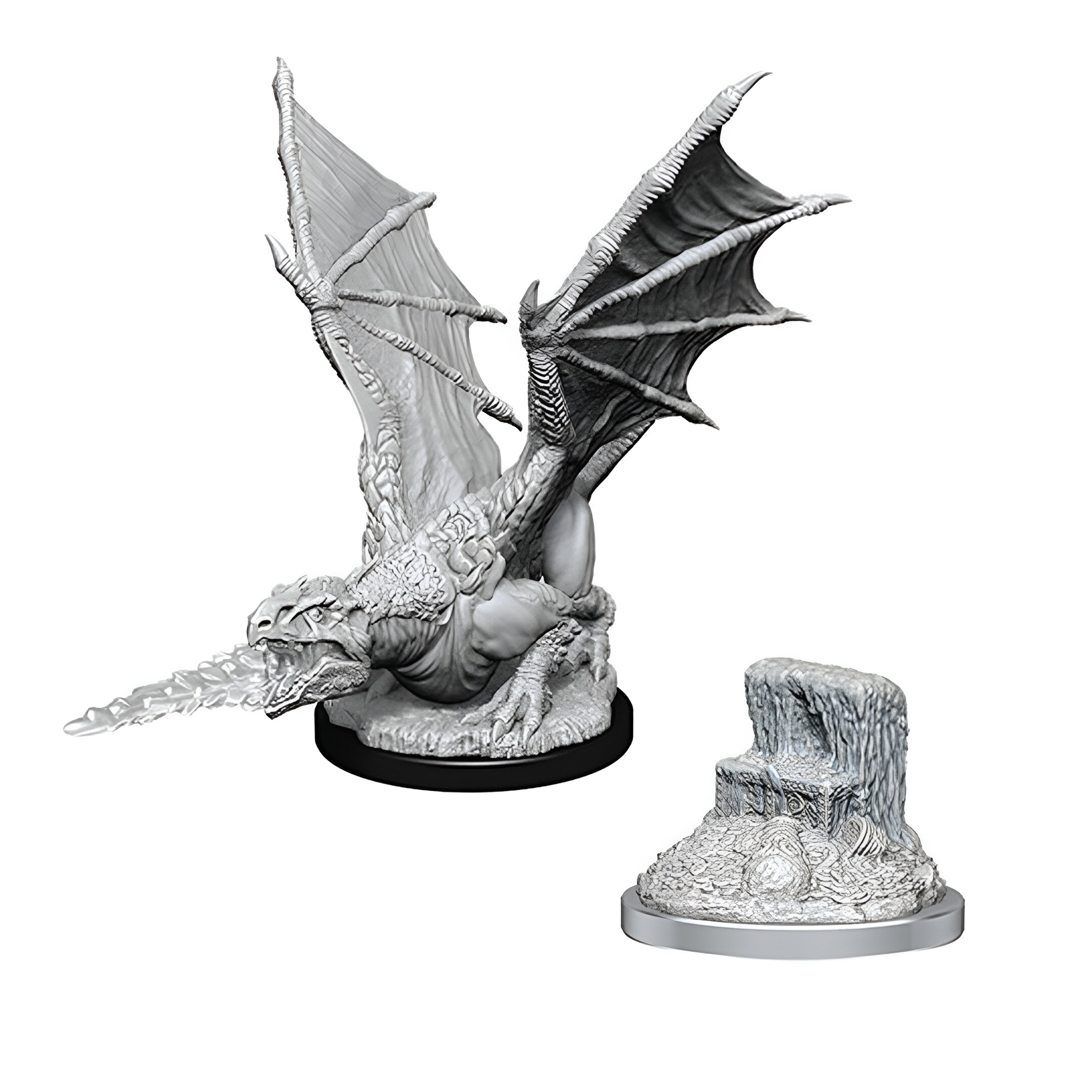 WizKids – D&D Nolzurs Marvelous Miniatures: White Dragon Wyrmling – Wave 19 3 WizKids – D&D Nolzurs Marvelous Miniatures: White Dragon Wyrmling – Wave 19 3