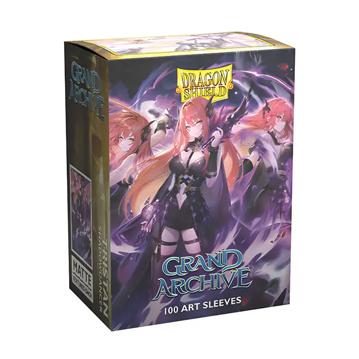 Dragon Shield – Matte Standard Size Sleeves 100pk – Grand Archive Tristan the Shadowdancer (10 Count) 3
