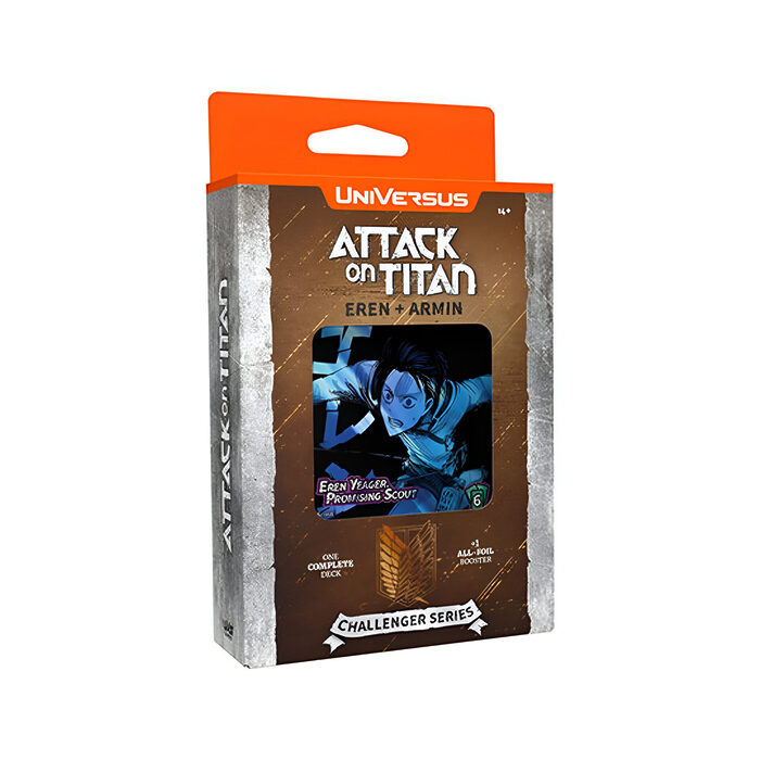 Universus CCG – Attack on Titan: Battle for Humanity Challenger Series Deck (4 Packs)