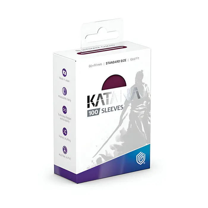 Ultimate Guard – Katana Sleeves – Standard Size – Radiant Plum 100 Pack 3