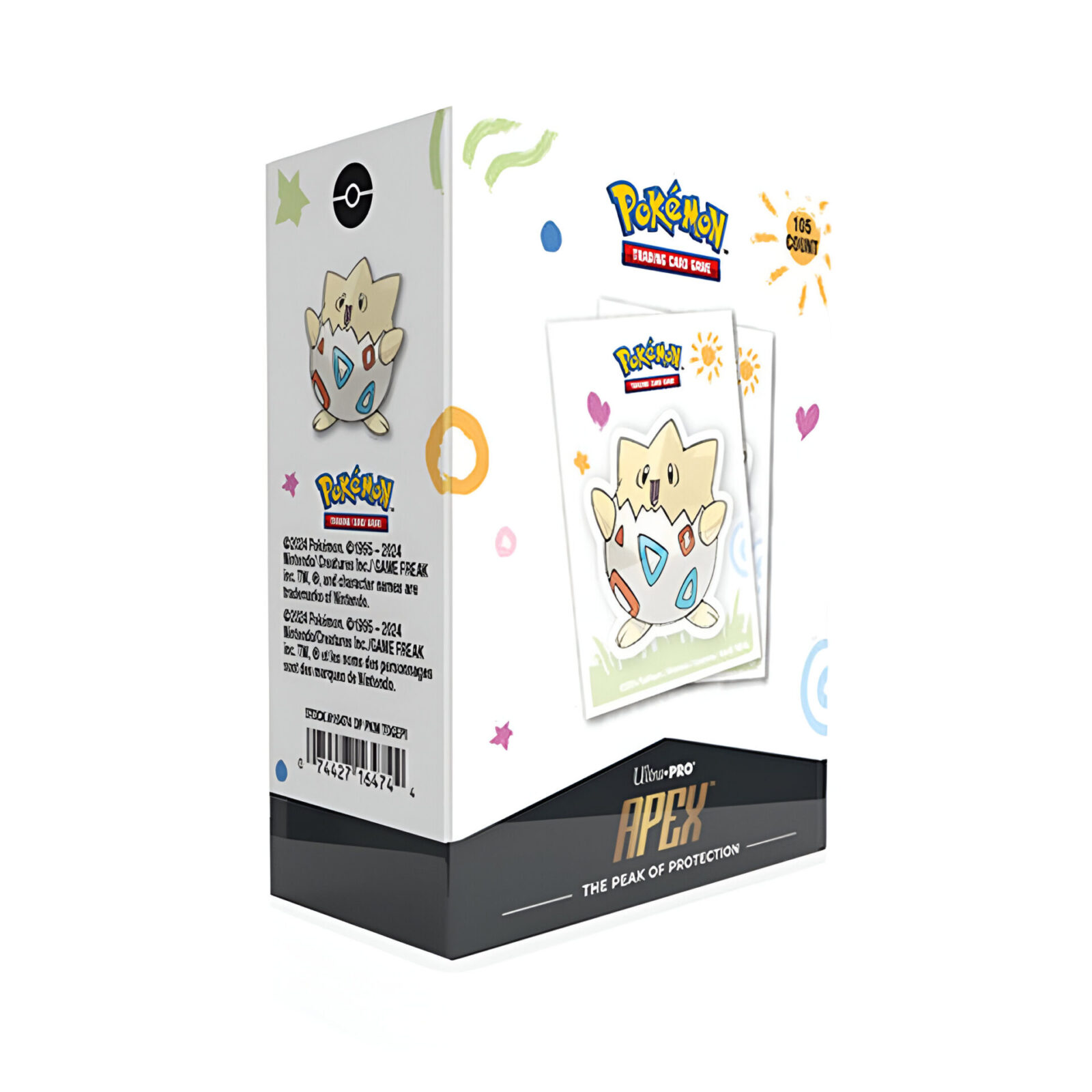 Ultra Pro – 105ct Apex Sleeves – Pokemon Holiday Togepi