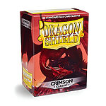 Dragon Shield – Classic Standard Size Sleeves 100pk – Crimson (10 Packs)