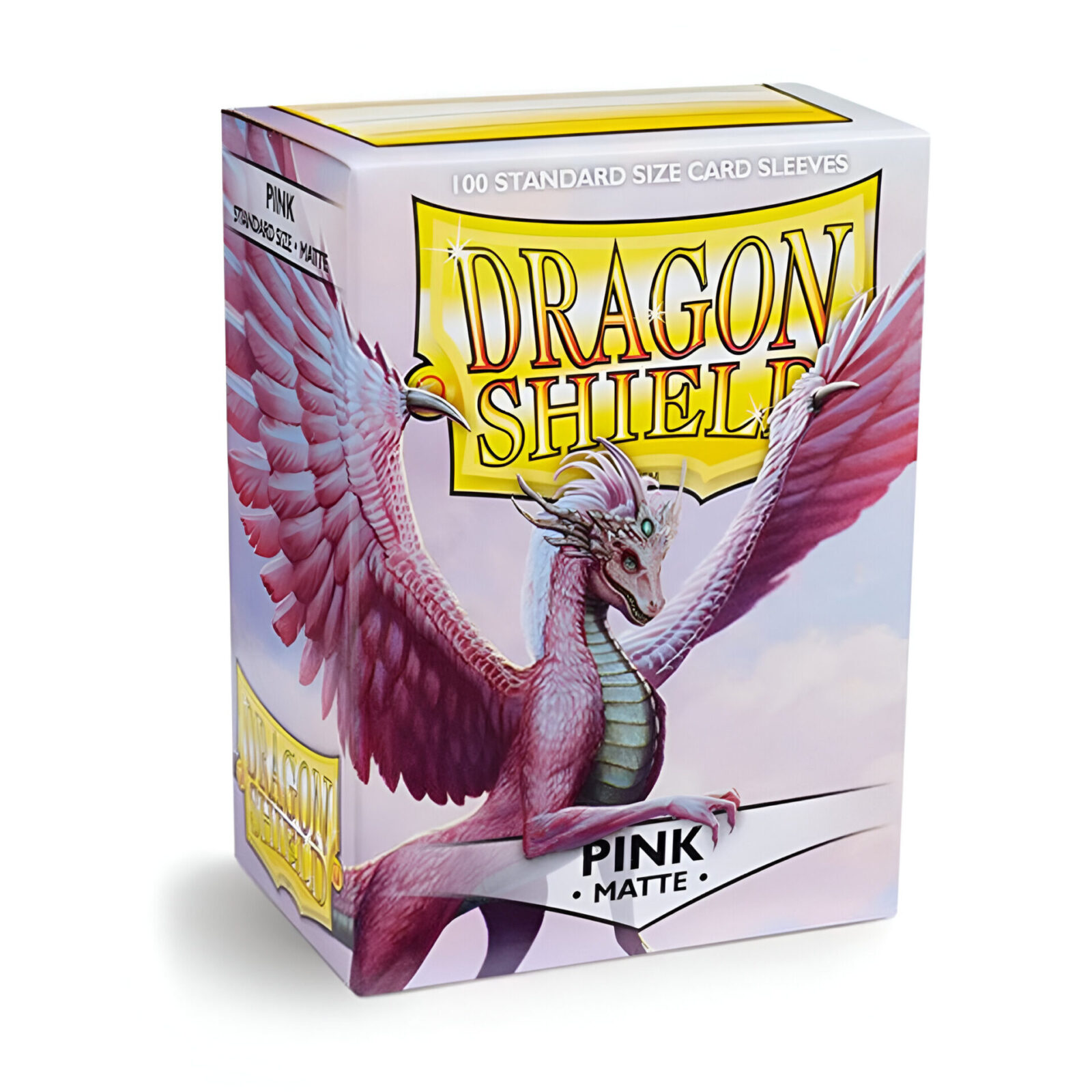 Dragon Shield – Matte Standard Size Sleeves 100pk – Pink (10 Packs)