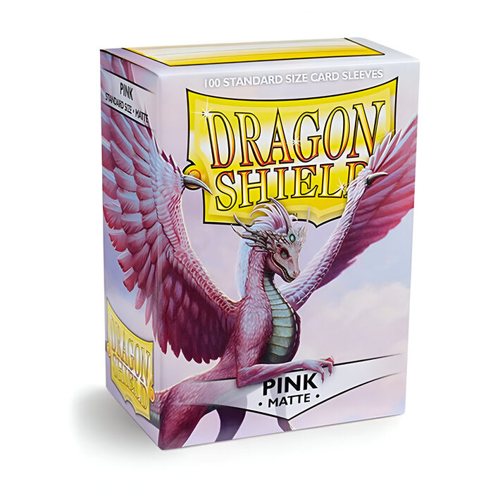 Dragon Shield – Matte Standard Size Sleeves 100pk – Pink (10 Count)