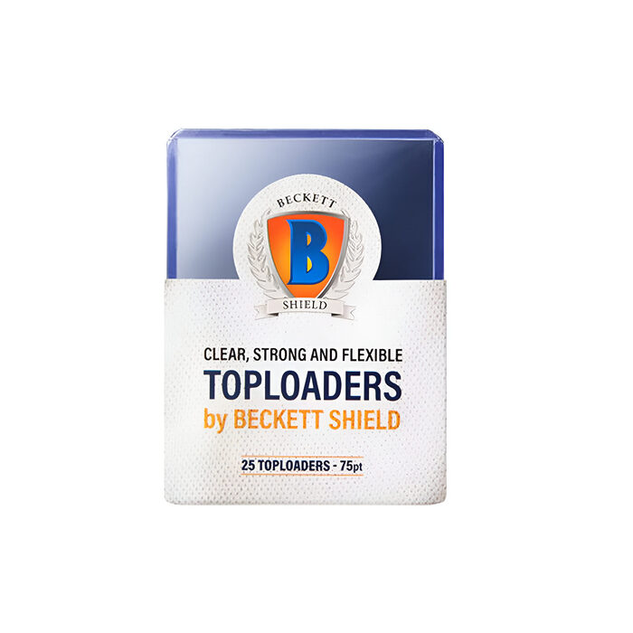 Beckett Shield – Toploader 75pt 25 Pack