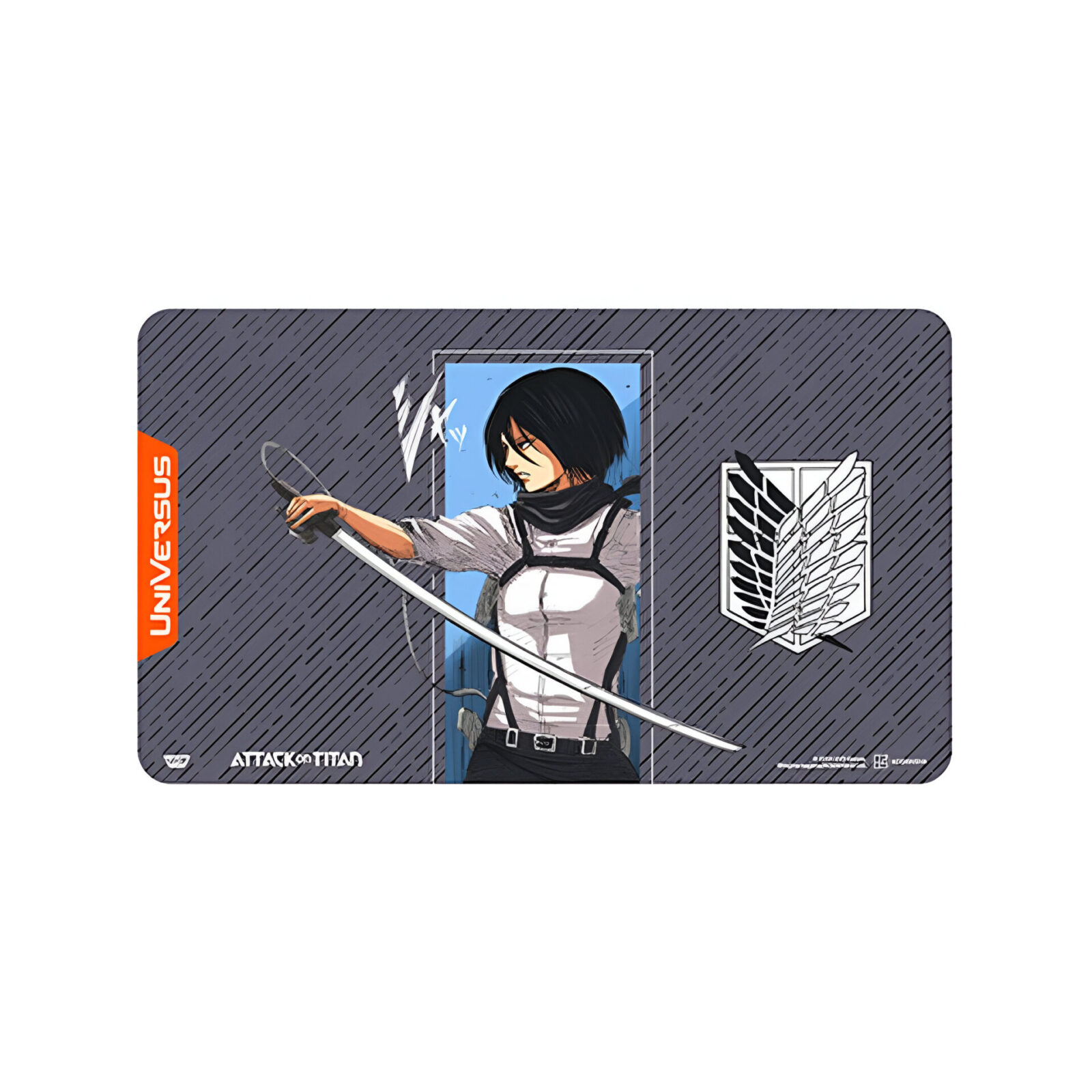 Universus CCG – Attack on Titan Playmat – Mikasa Ackerman