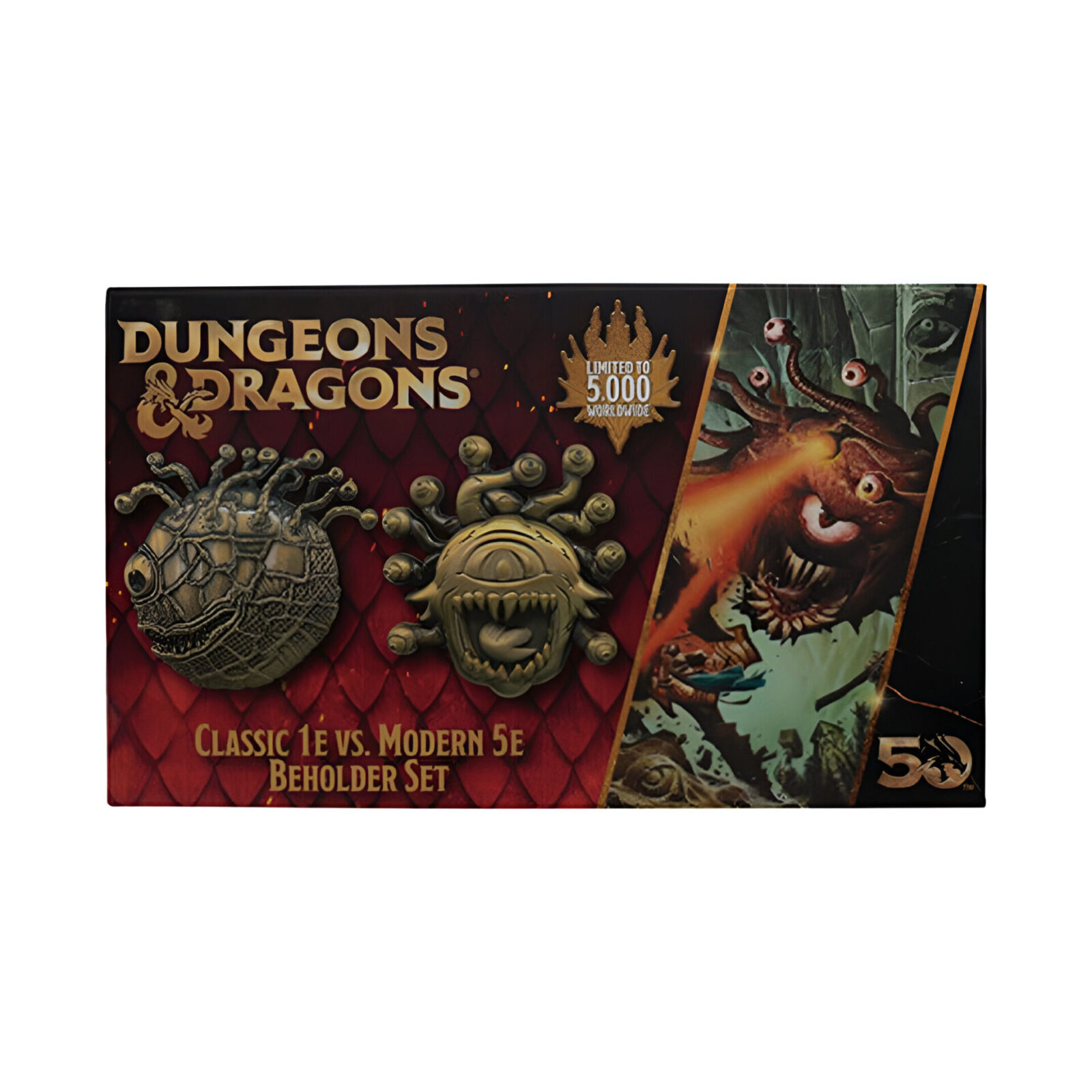 Dungeons & Dragons – 50th Anniversary Beholder Twin Medallion Set