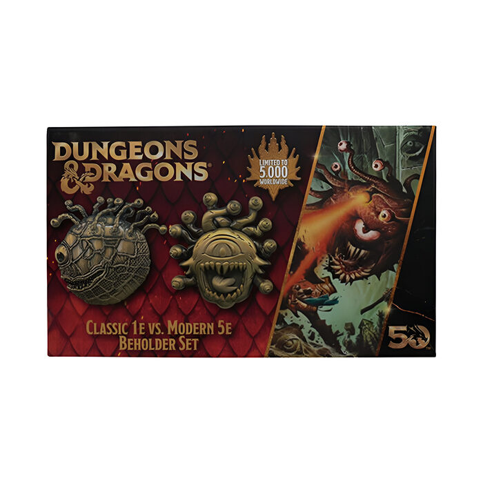 Dungeons & Dragons – 50th Anniversary Beholder Twin Medallion Set