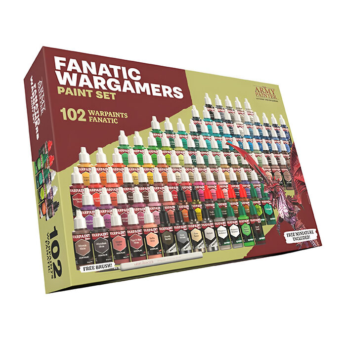 The Army Painter – Warpaints Fanatic Wargamers Paint Set