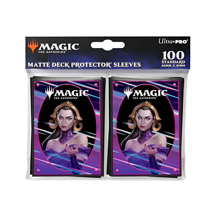 Ultra Pro – Magic: The Gathering – Foundations – 100ct Deck Protector Sleeves – Dark