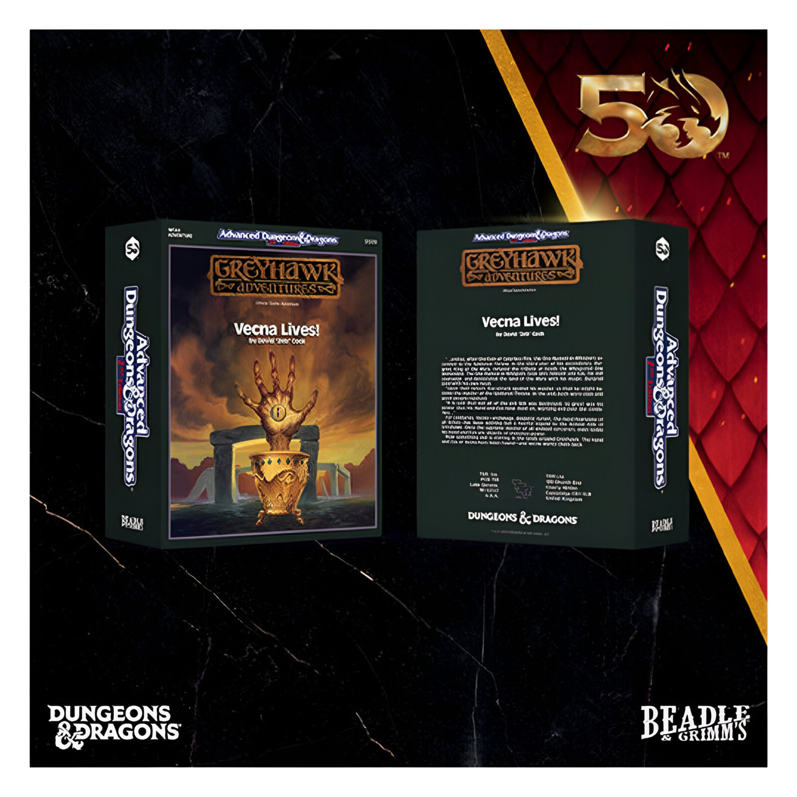 Beadle & Grimms – D&D Classic Module Dice Set – Vecna Lives