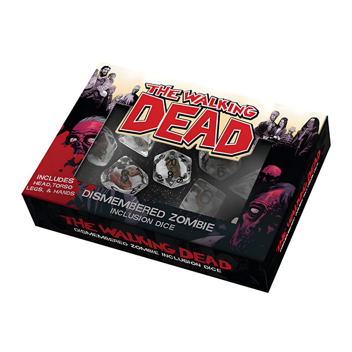 Fanroll – The Walking Dead Dismembered Zombie Resin Poly Dice Set