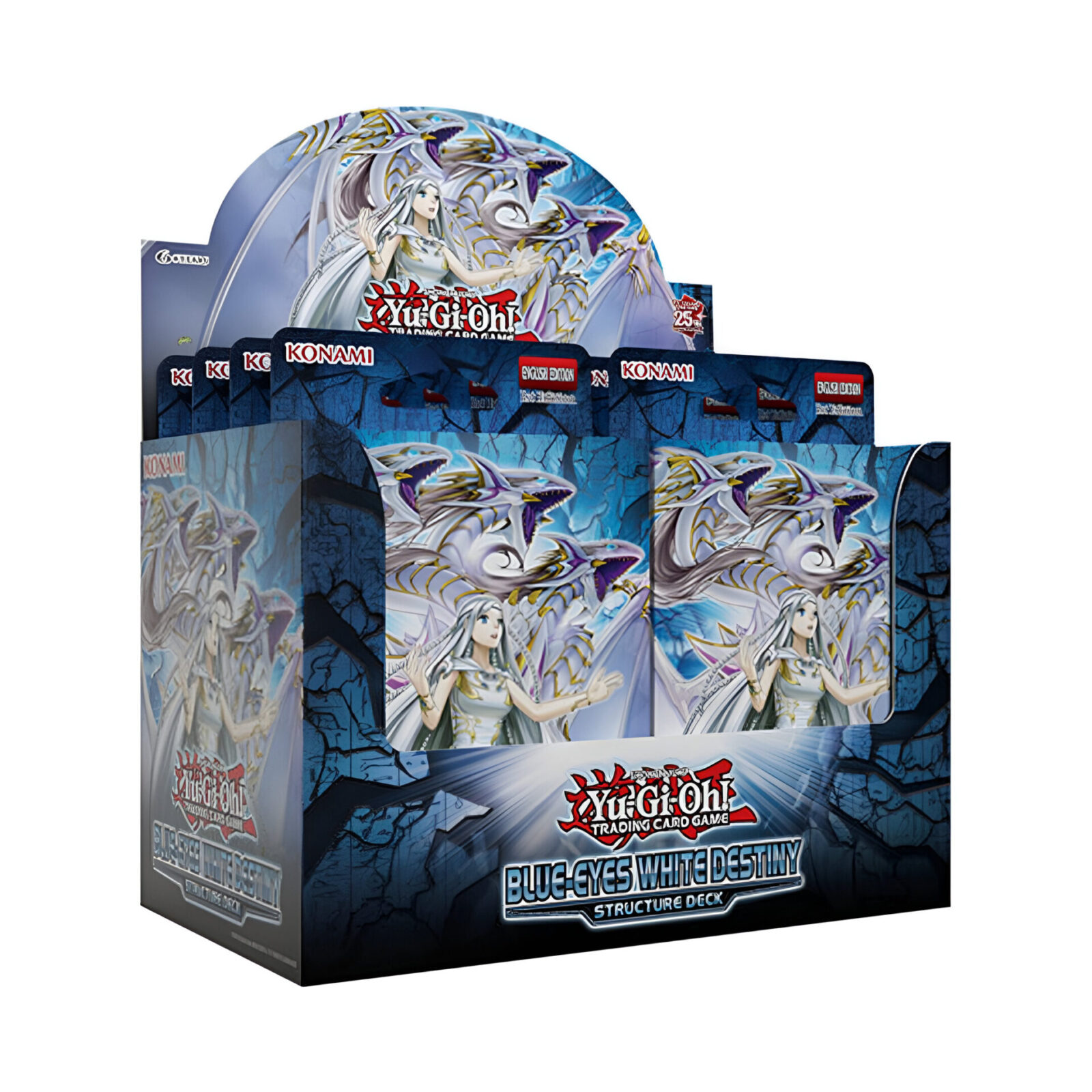 Yu-Gi-Oh! TCG: Blue Eyes White Destiny Structure Deck (8 Packs)