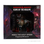 Wizkids – D&D Icons of the Realms: Set 32 – Vecna Eve of Ruin – Miska the Wolf Spider Boxed Miniature