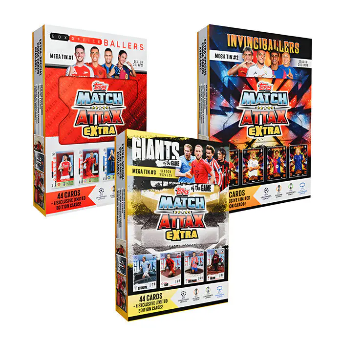 Match Attax Extra 2025 Mega Tin 3