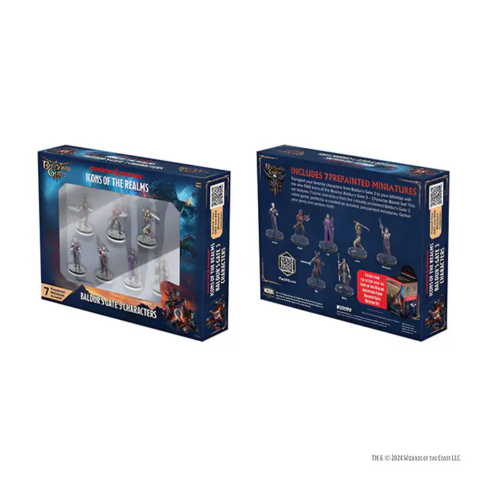 Wizkids – D&D Icons of the Realms – Baldurs Gate 3 – Character Miniatures Boxed Set 3