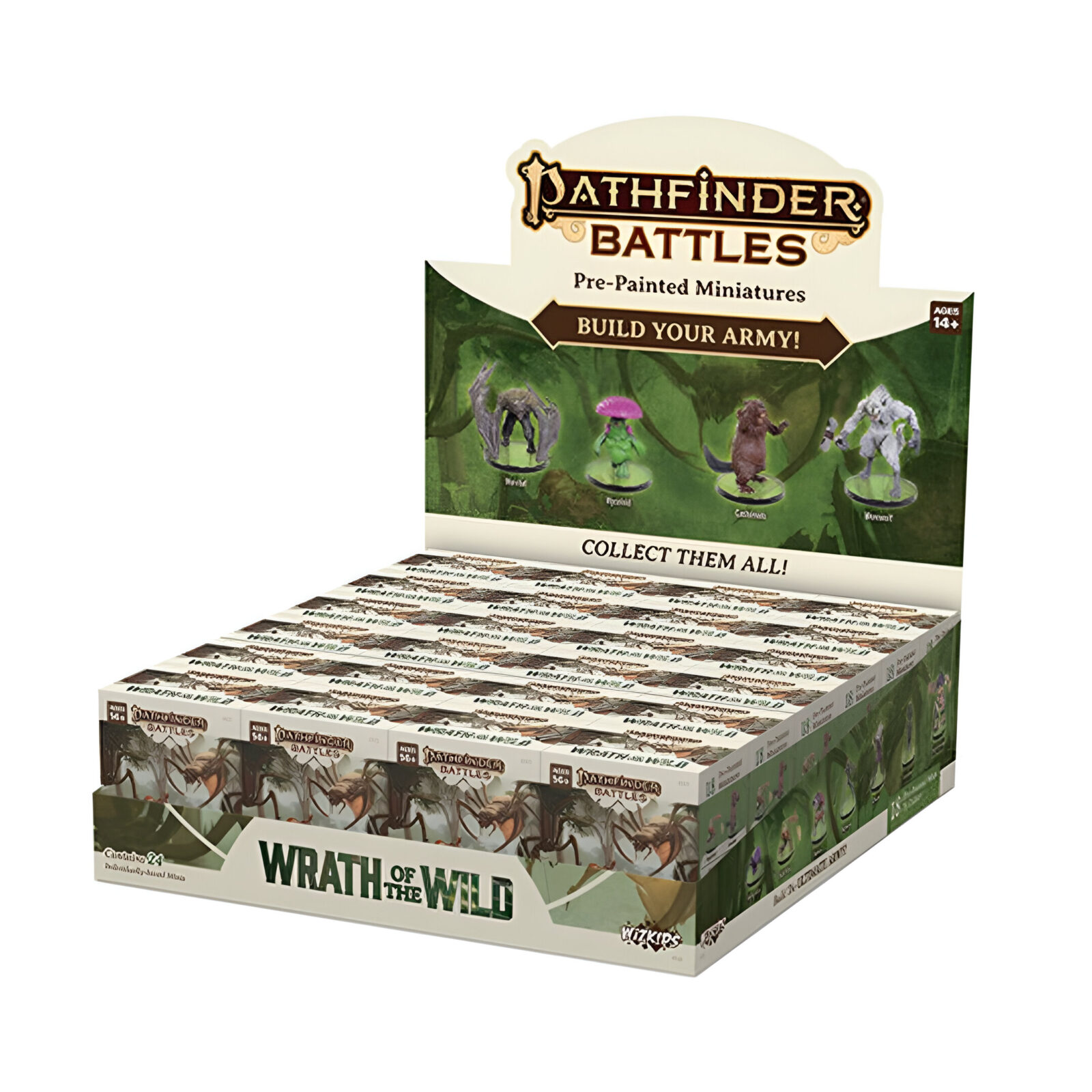 Wizkids – Pathfinder Battles: Wrath of the Wild – Battle Brick (24 Packs)