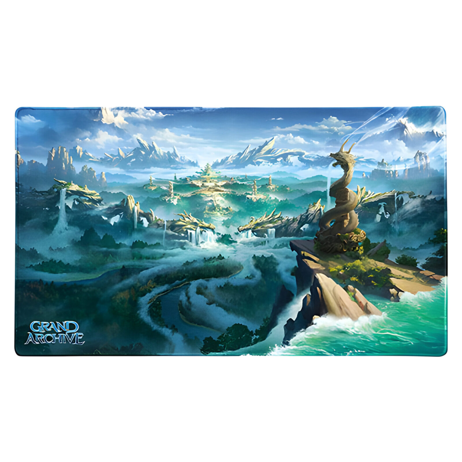 Dragon Shield – Art Playmat & Tube – Grand Archive Baidi Oathsworn Palace