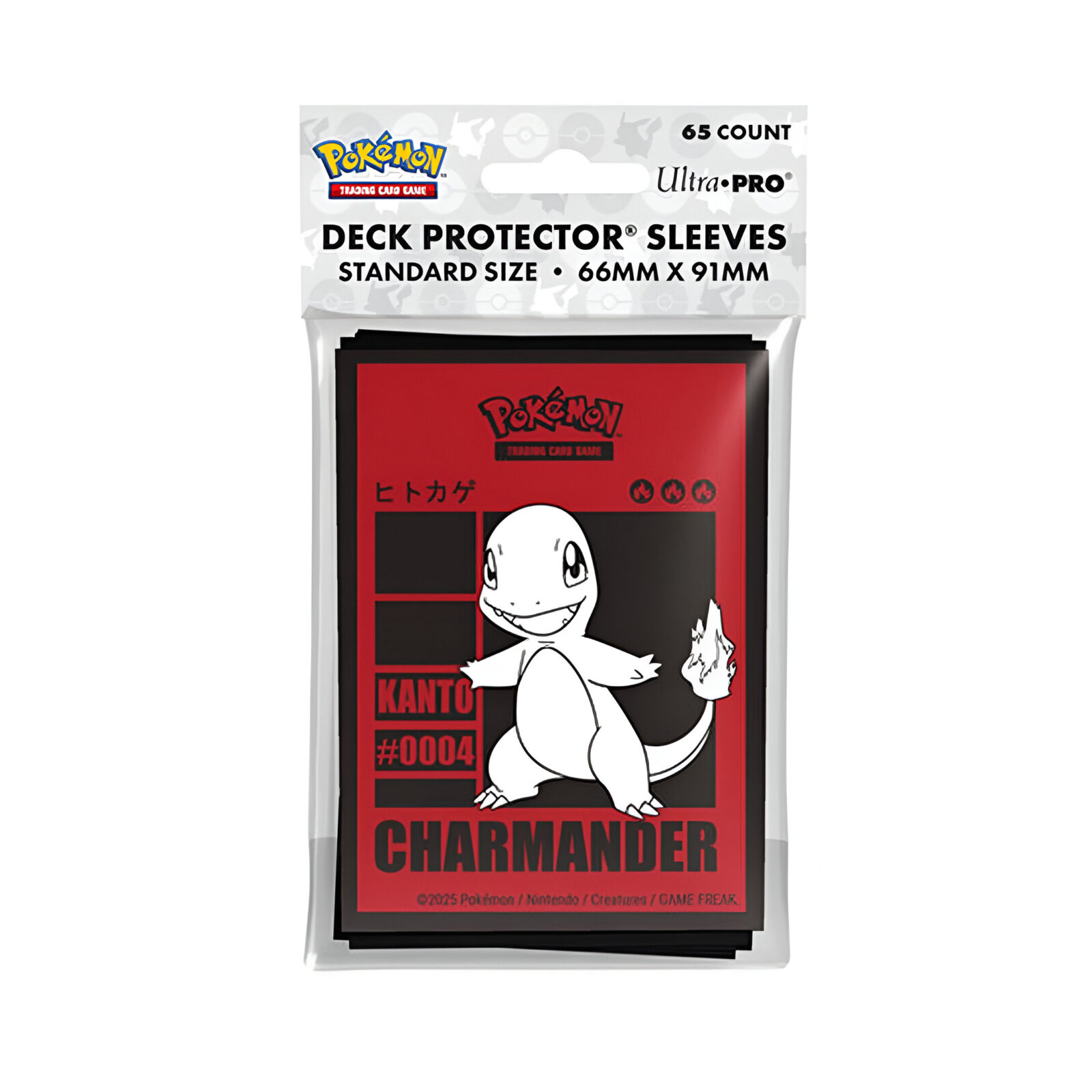 Ultra Pro – 65ct Deck Protector Sleeves – Pokemon Charmander