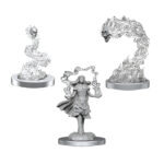 Wizkids – D&D Nolzurs Marvelous Miniatures: Dark Spellcaster & Flameskulls