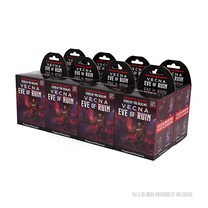 Wizkids – D&D Icons of the Realms: Set 32 – Vecna Eve of Ruin Booster Brick (8 Packs) 3