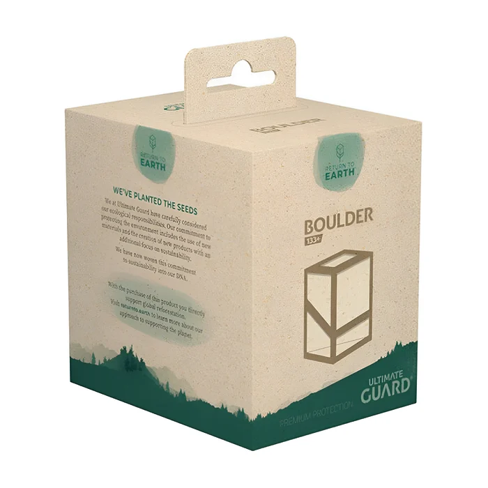 Ultimate Guard – Return to Earth Boulder 133+ Deck Case Standard Size – Natural 3