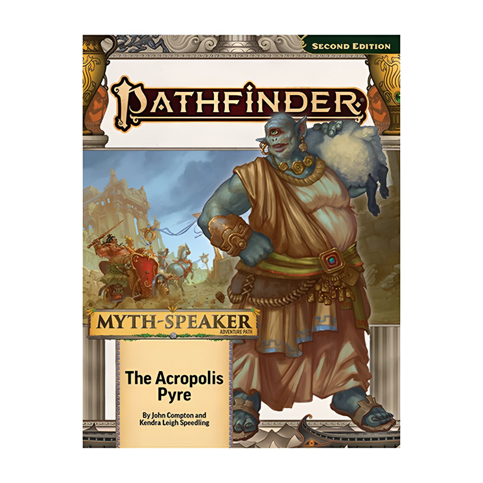 Pathfinder – Adventure Path – The Acropolis Pyre Softcover (Myth-Speaker 1 of 3) Softcover