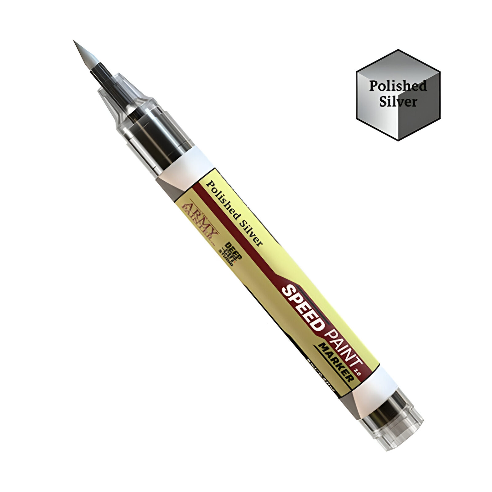 The Army Painter – Speedpaint 2.0 Acrylic Marker – Polished Silver