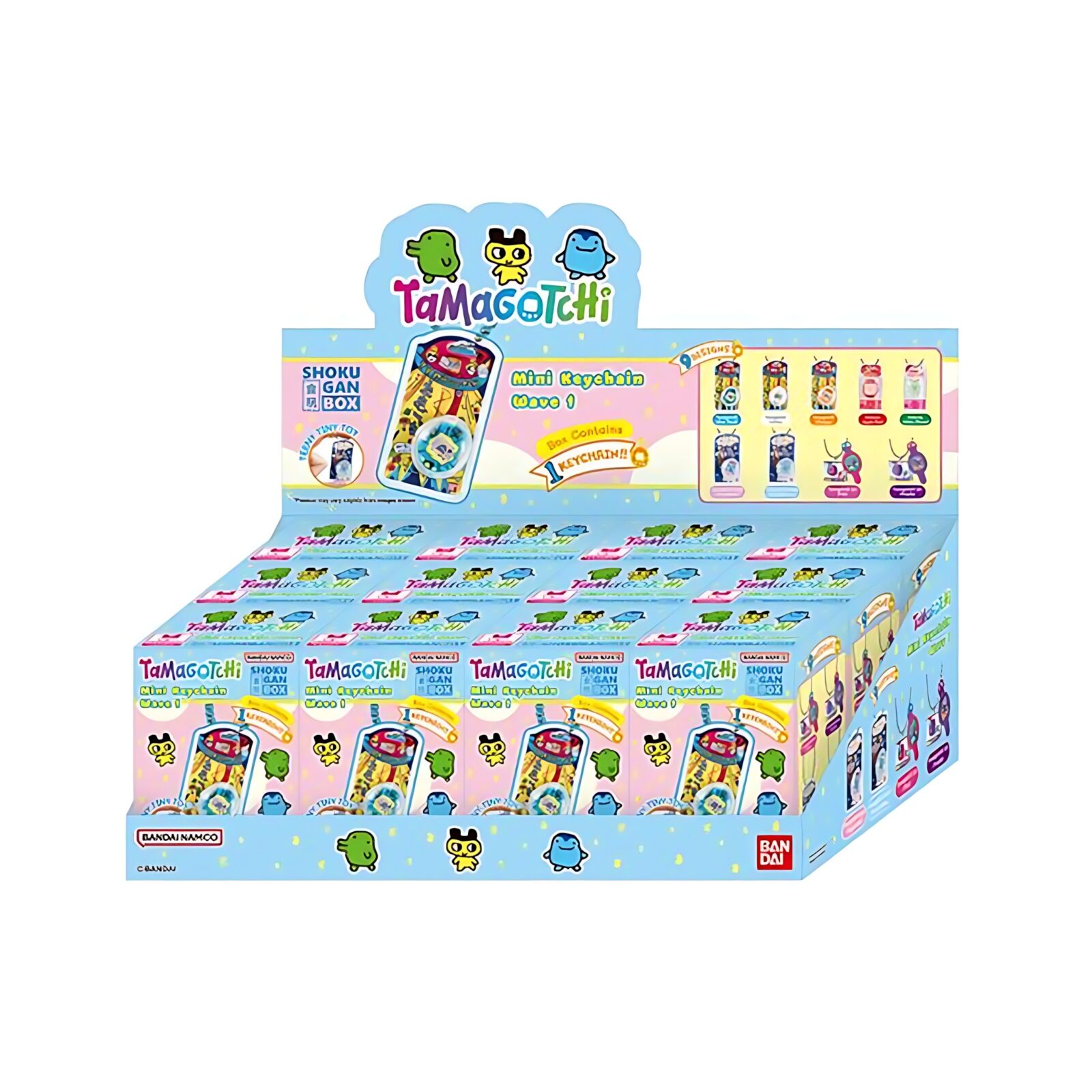 Bandai Shokugan – Tamagotchi W1 Key Chain (12 Packs) 3