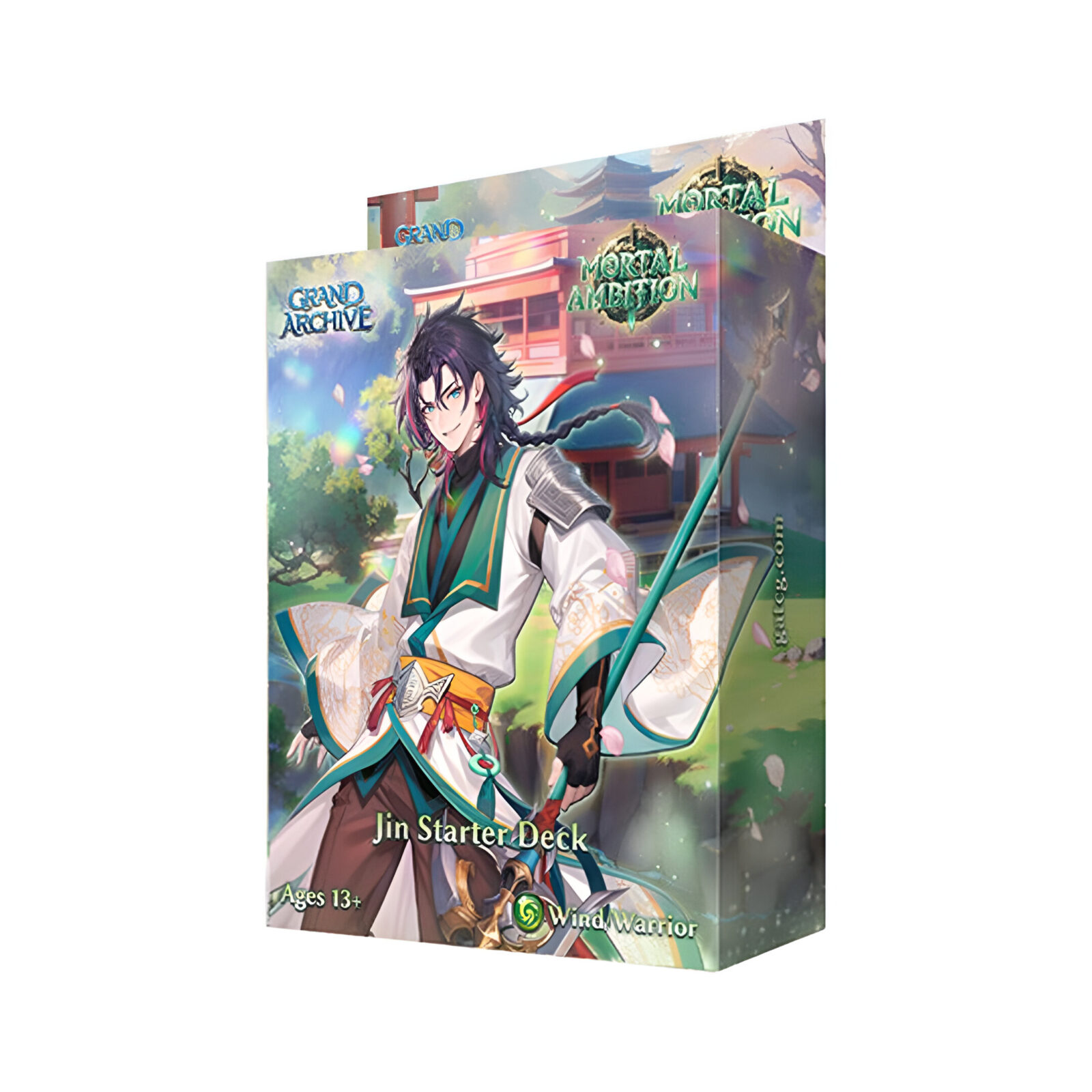 Grand Archive TCG – Mortal Ambition Starter Deck Display – Jin (8 Packs)