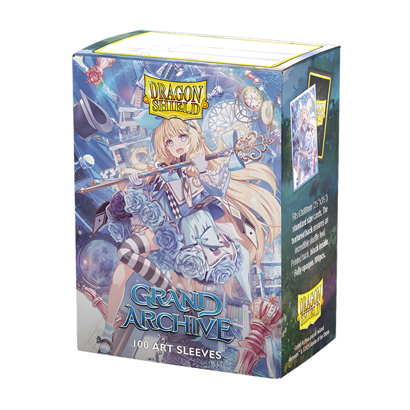 Dragon Shield – Dual Matte Art Standard Size Sleeves 100 Pack – Grand Archive Alice Golden Queen