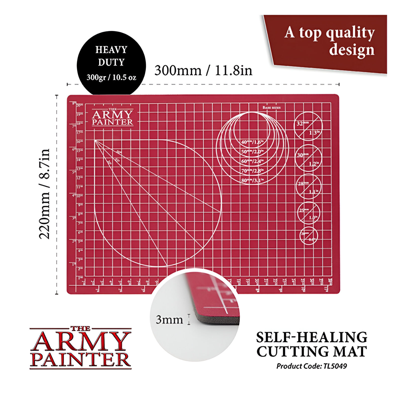 The Army Painter – Self Healing Cutting Mat 3