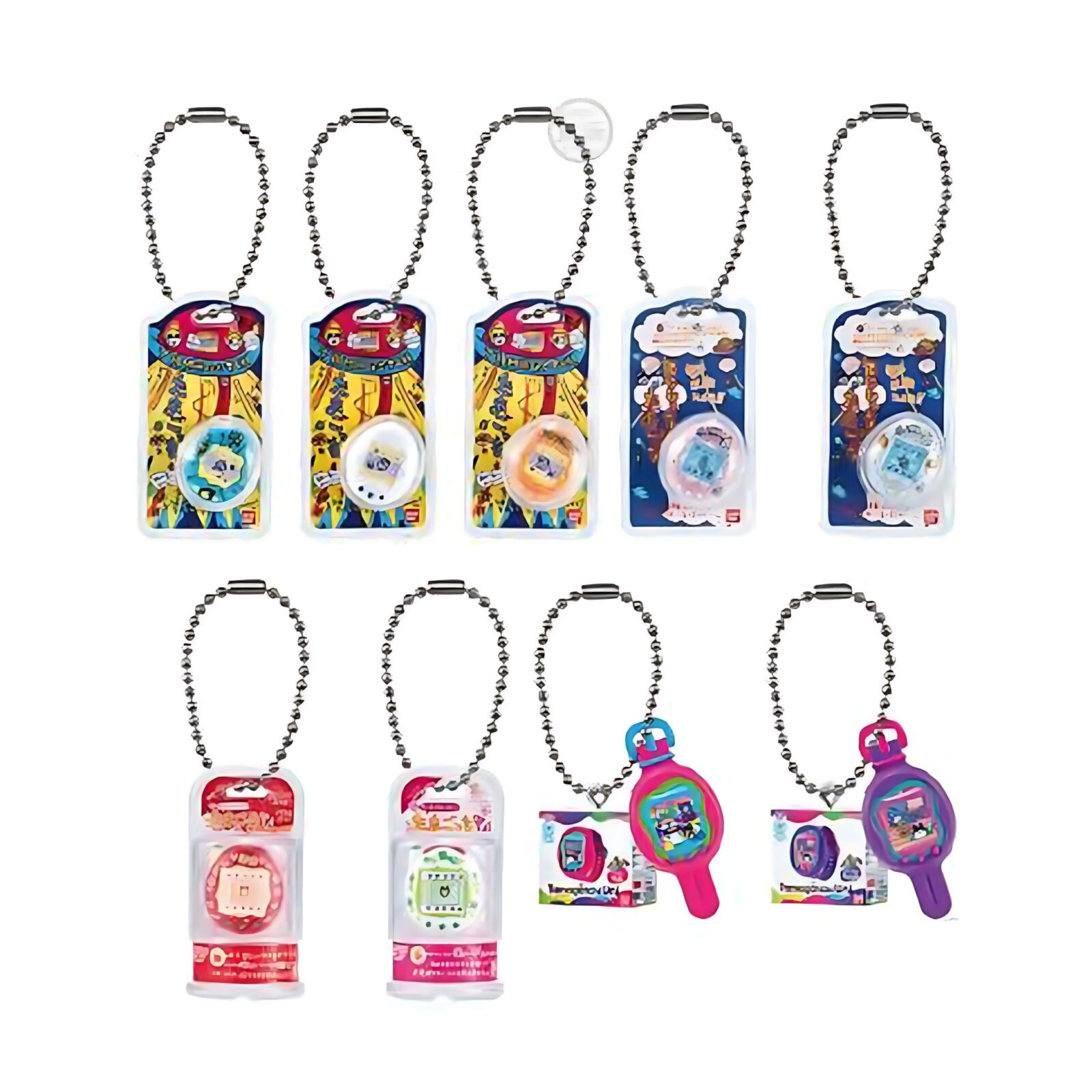 Bandai Shokugan – Tamagotchi W1 Key Chain (12 Packs)