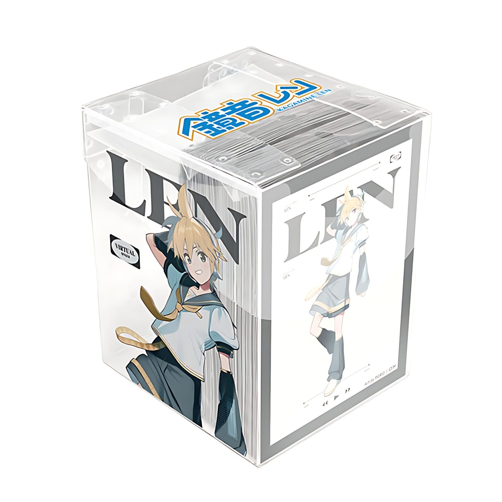 Ultra Pro – Hatsune Miku Retro Soundscapes – Deck Protector Sleeves in Clear Box 100 Pack – Len