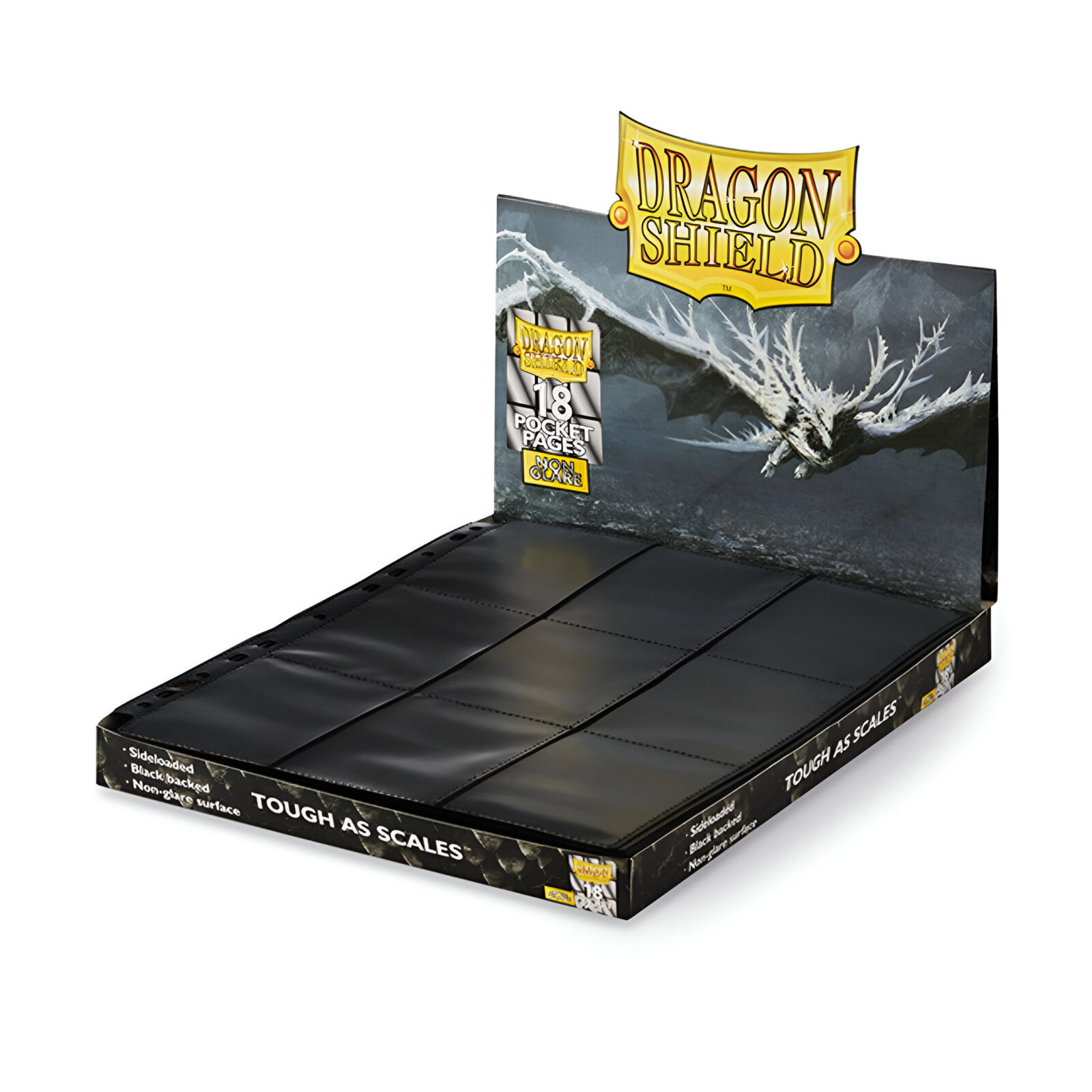 Dragon Shield – 18-Pocket Binder Pages Sideloading 50 Pack – Non-Glare