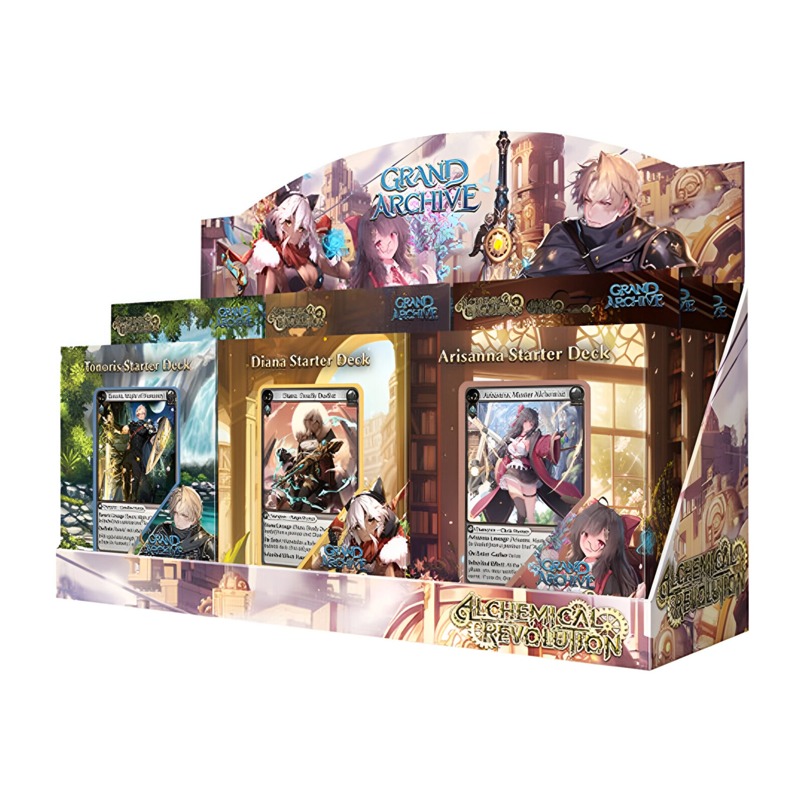 Grand Archive TCG – Alchemical Revolution Starter Deck Display (9 Packs)