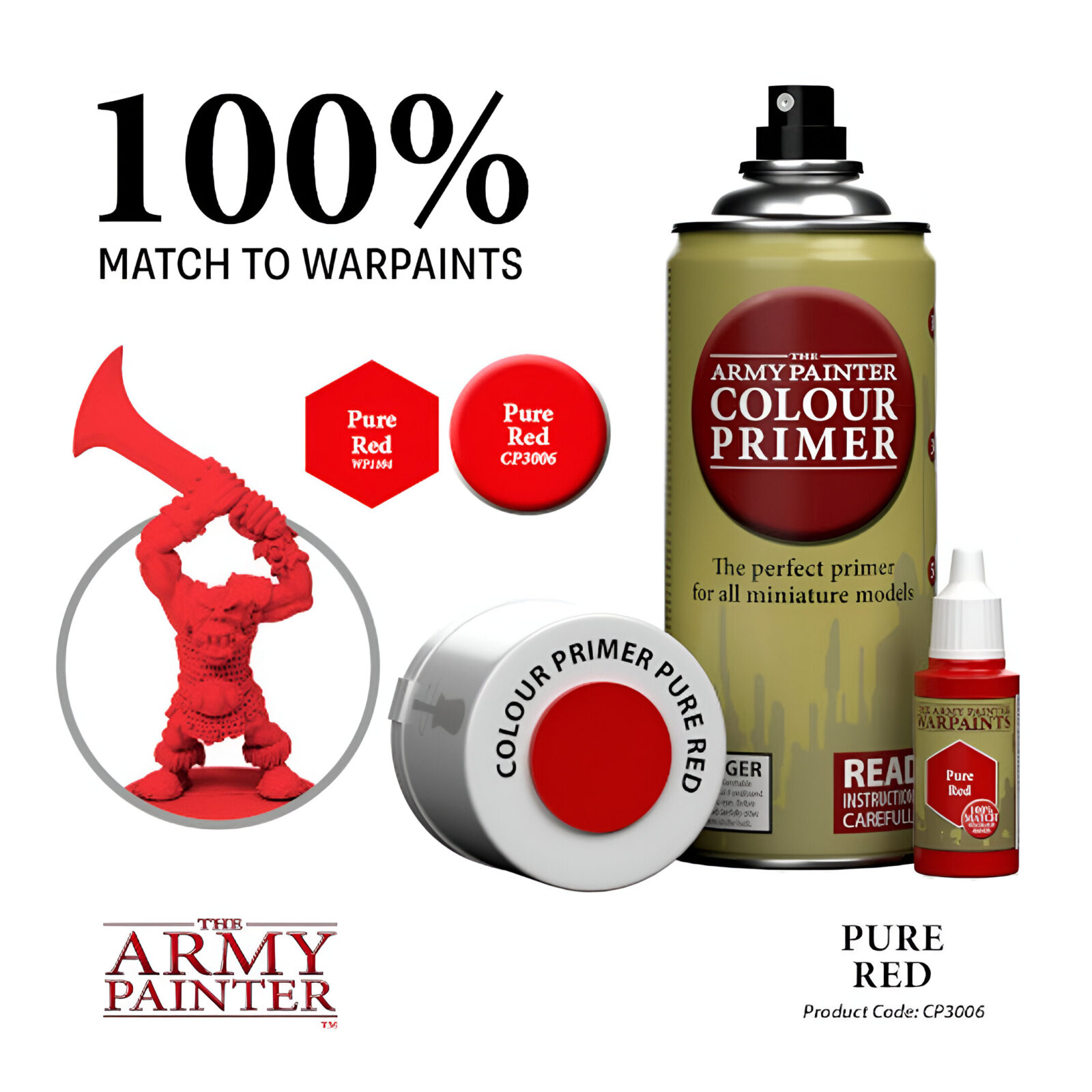 The Army Painter – Colour Primer – Pure Red * 3