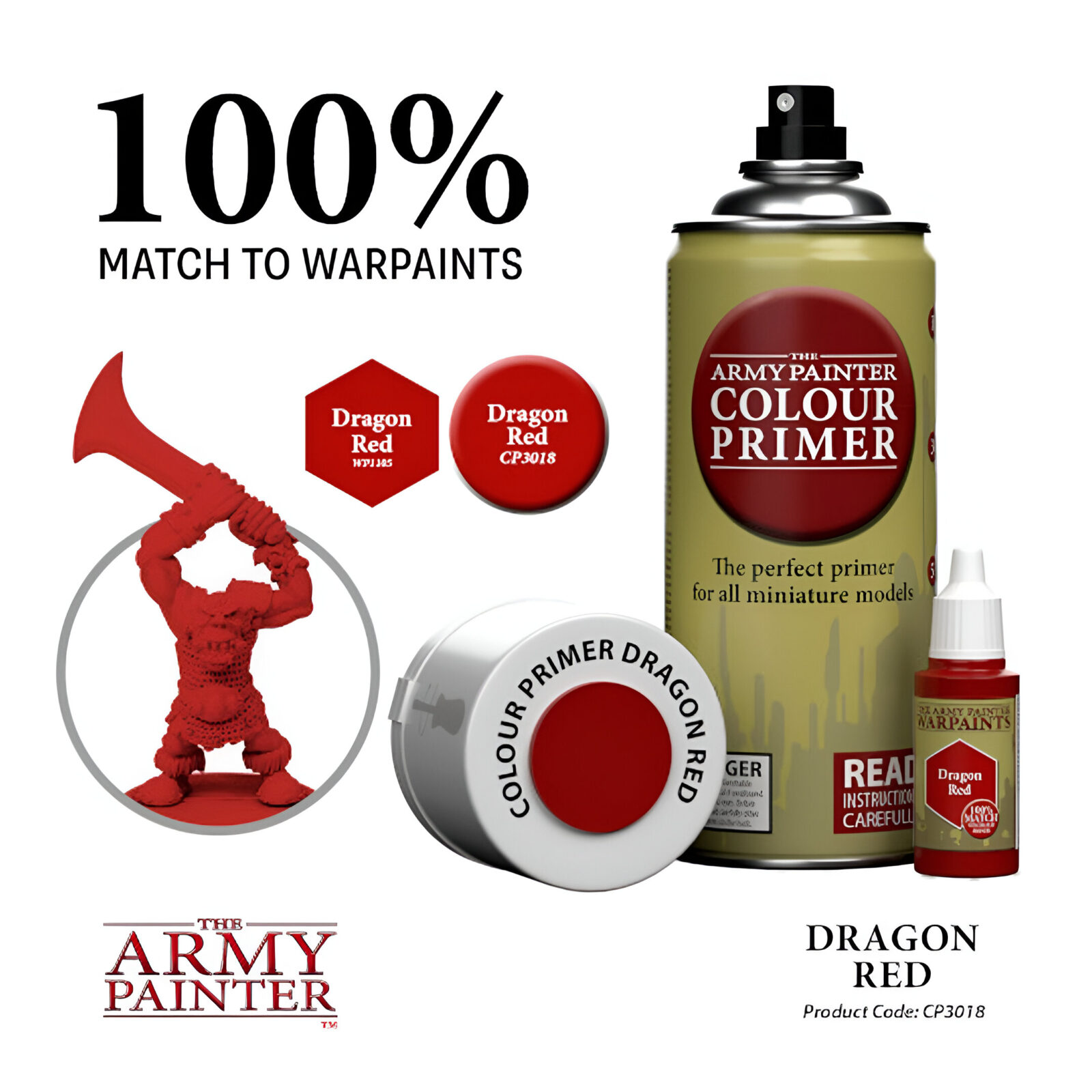 The Army Painter – Colour Primer – Dragon Red * 3