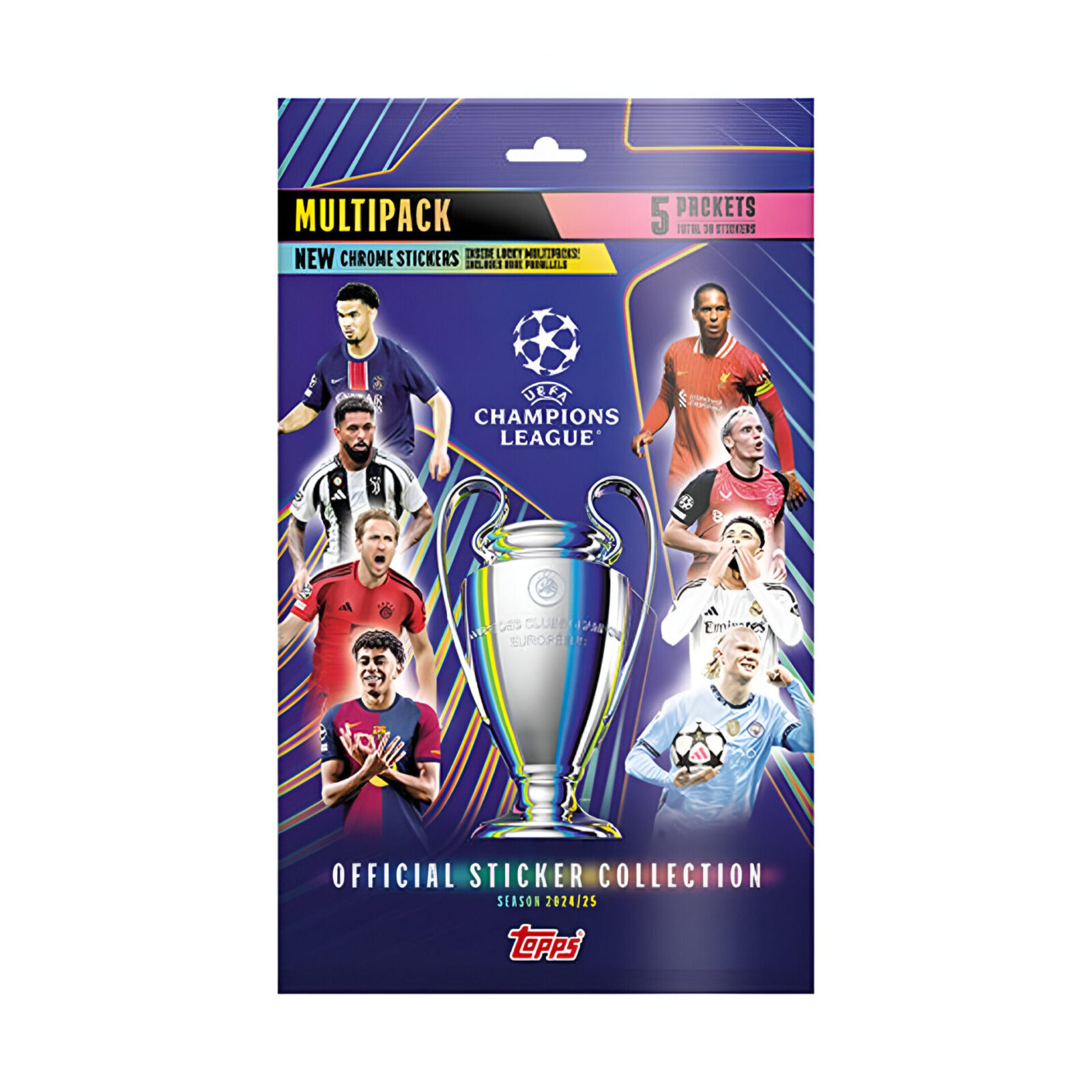 Topps Official Sticker Collection – UEFA Champions League 24/25 Multipack