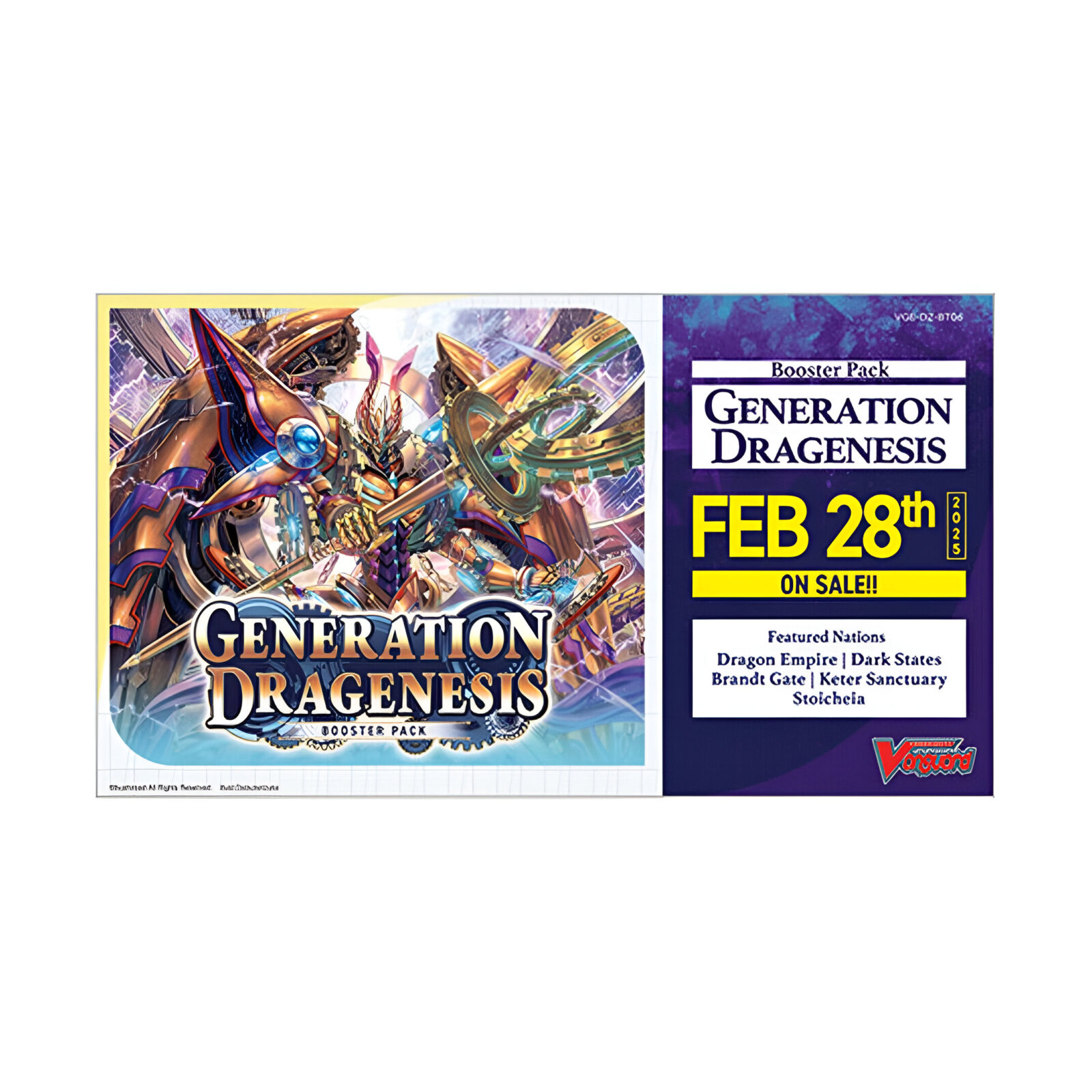 Cardfight!! Vanguard – Generation Dragenesis Booster Display (16 Packs)