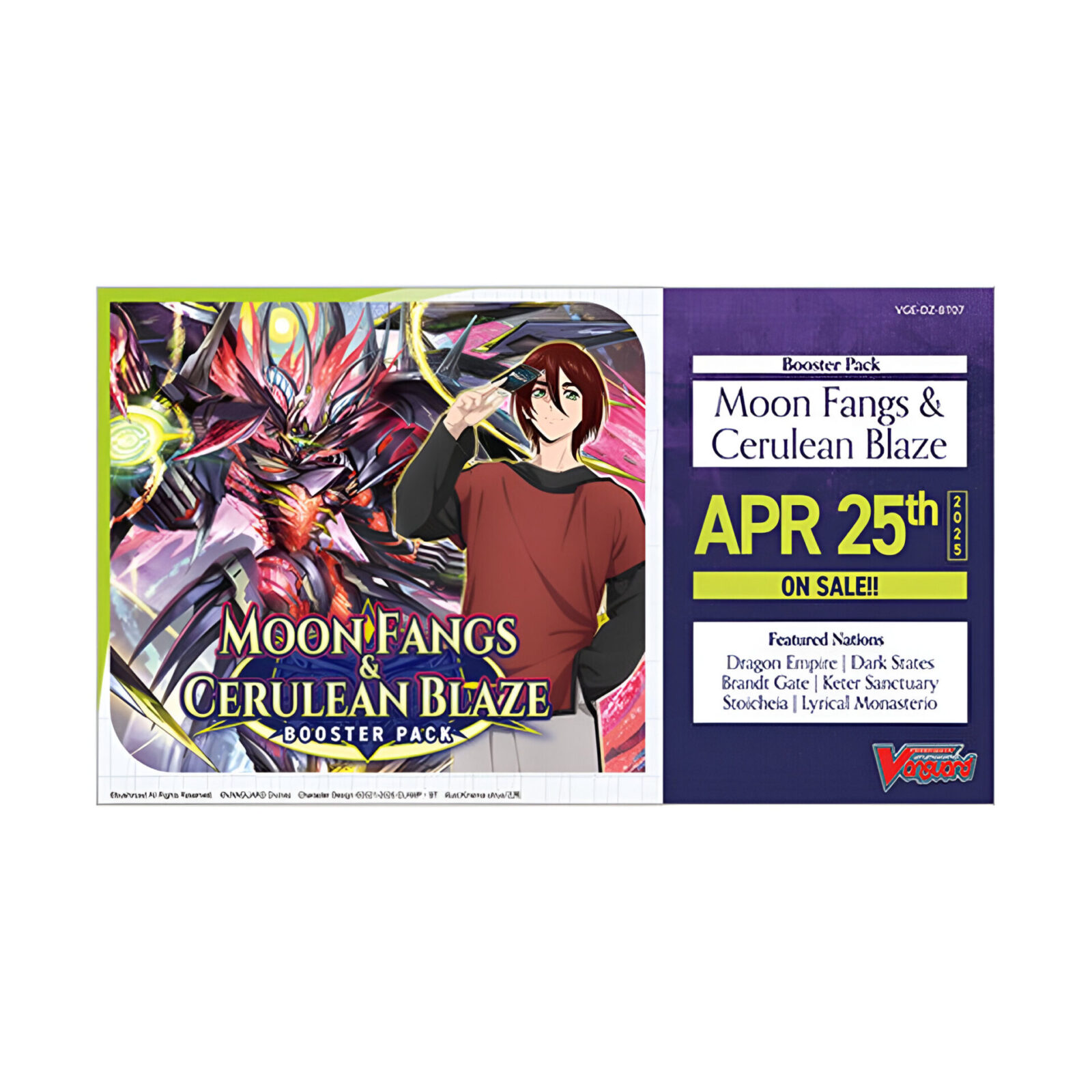 Cardfight!! Vanguard – Moon Fangs & Cerulean Blaze (16 Packs)